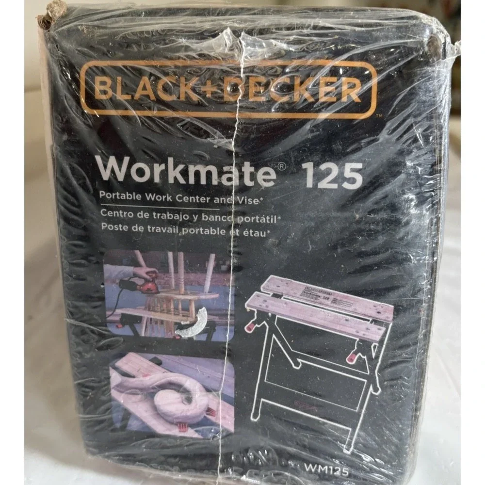 BLACK & DECKER WORKMATE 125 PORTABLE WORKCENTER and‎ VISE NEW